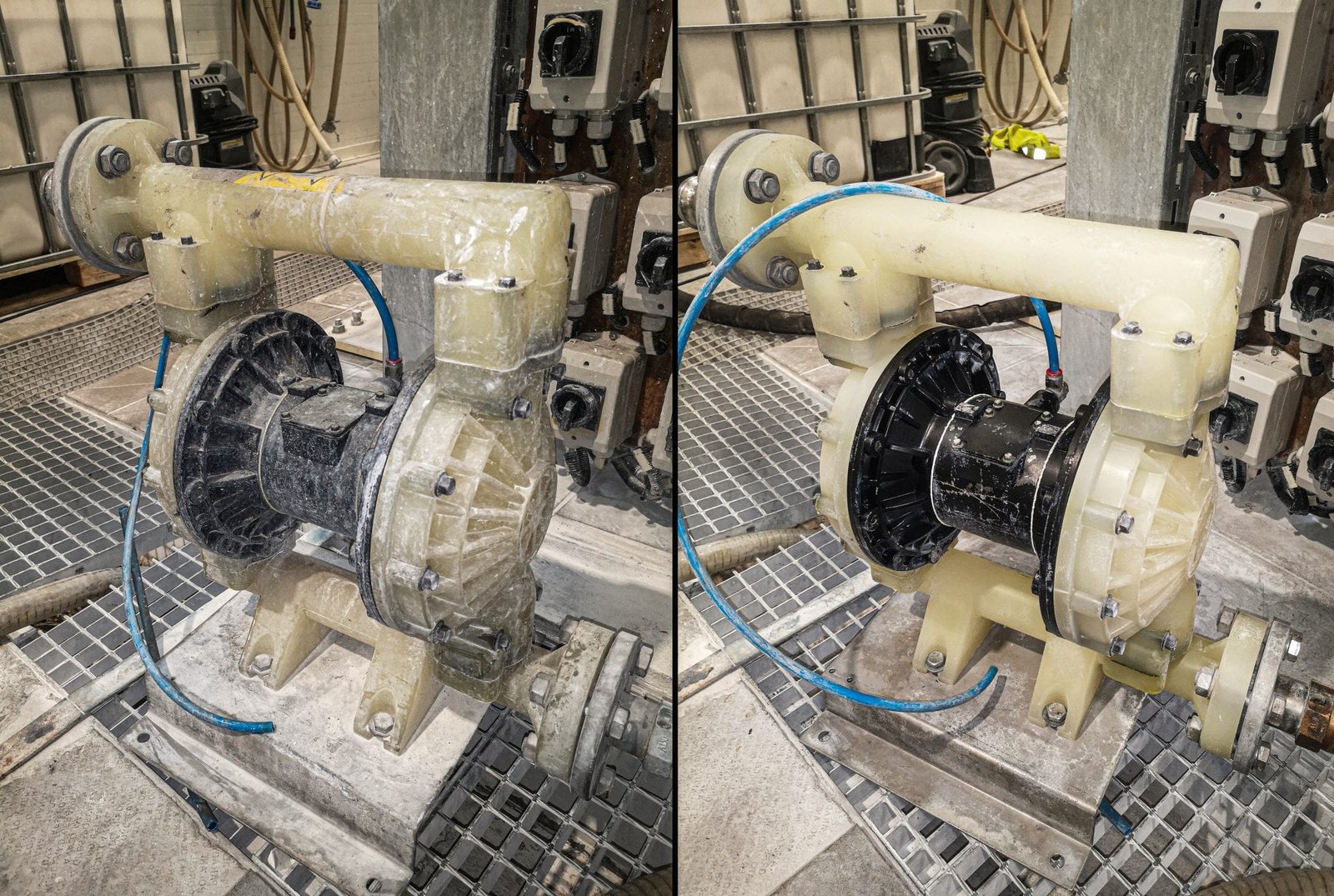 Pramoninių detalių valymas